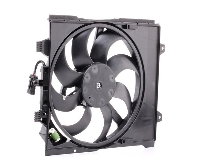 RIDEX 508R0064 radiator fan FIAT 500 C Convertible (312) 0.9 (312AXM1B) 105hp 2013