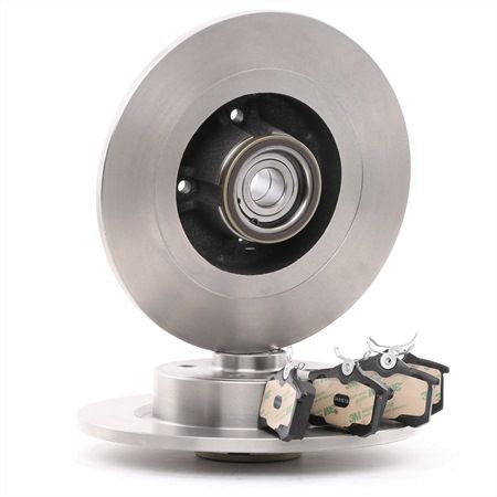 Numéro OEM 1J0 698 451 N - Disques et plaquettes de freins 3405B0293 RENAULT, PEUGEOT, CITROËN, AUDI, FORD
