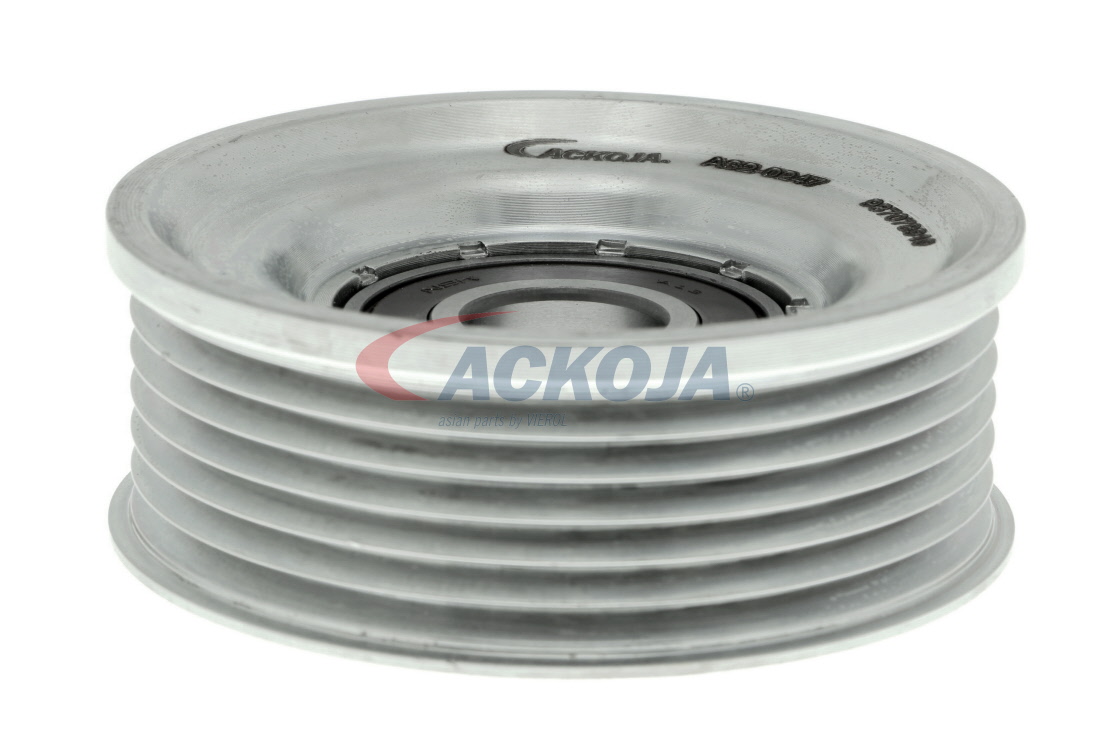 ACKOJA A32-0247 Idler pulley, serpentine belt MAZDA 2 Hatchback (DE_, DH_3) 1.3 MZR 84 hp Petrol 2010