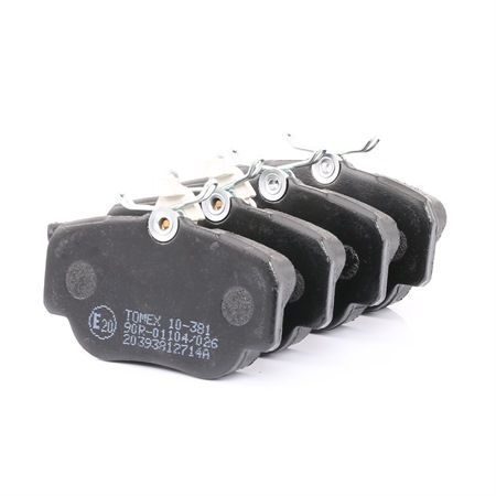 Número OEM 001 420 81 20 - Juego de pastillas de freno TX 10-381 MERCEDES-BENZ, SMART
