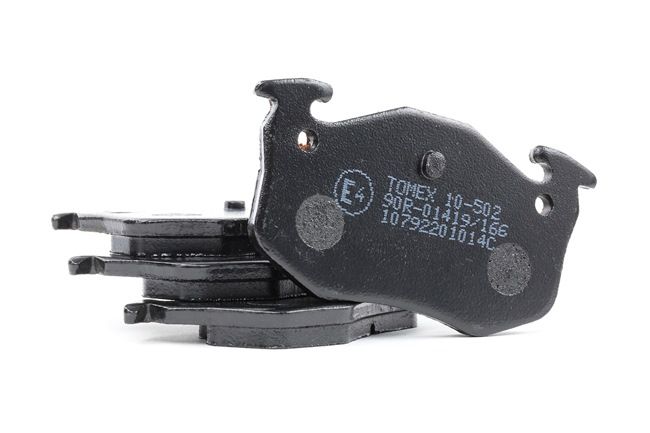 TOMEX brakes TX 10-502 brake pads RENAULT Clio II Hatchback (BB, CB) 1.2 (BB0A, BB0F, BB10, BB1K, BB28, BB2D, BB2H, CB0A,... 58hp 2005