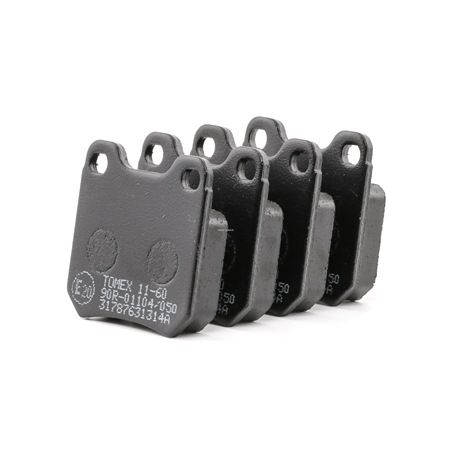 TOMEX brakes TX 11-60 Bremsbeläge OPEL Omega B Limousine (V94) 2.0 (F69, M69, P69) 116 PS Benzin 1994