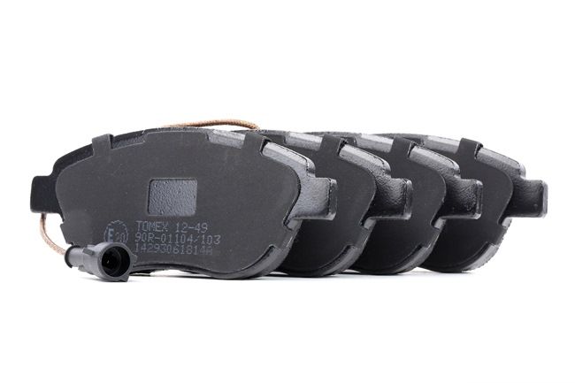 TOMEX brakes TX 12-49 brake pads FIAT Doblo II Platform/Chassis (263) 1.4 Natural Power 120hp 2010