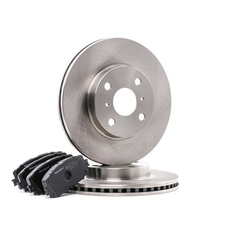 Kit dischi e pastiglie 3405B0304 RIDEX TOYOTA Yaris III Hatchback (XP13) 1.5 (NCP131_) 2012 107 CV