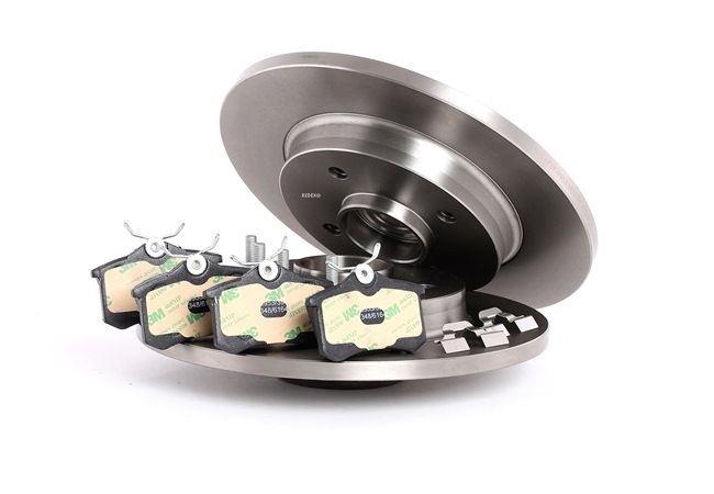Numéro OEM 1J0 698 451 N - Disques et plaquettes de freins 3405B0308 RENAULT, PEUGEOT, CITROËN, AUDI, FORD