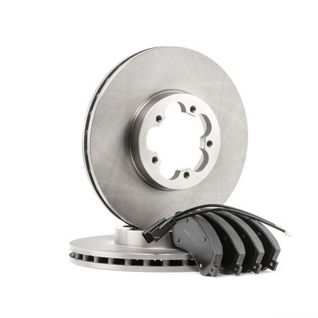 RIDEX | Kit freno Assale anteriore, Tipo disco freno: ventilato, Con contatto segnalazione usura 3405B0309 FORD Transit Mk6 Camion pianale / Telaio (V347, V348) 2012 economici online