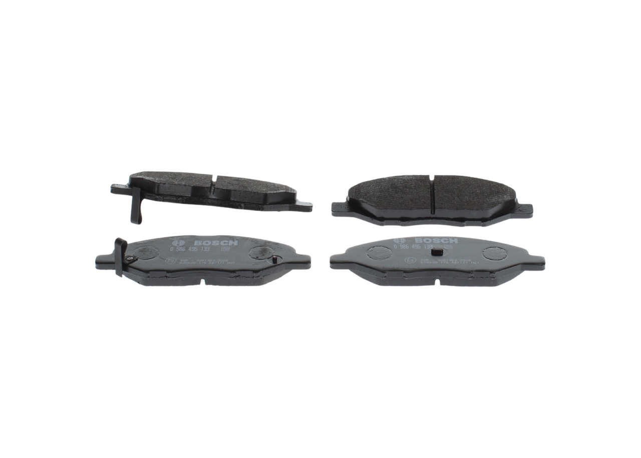 Pastilhas de travão 0 986 494 943 BOSCH FIAT Idea (350) 1.4 2011 78 cv