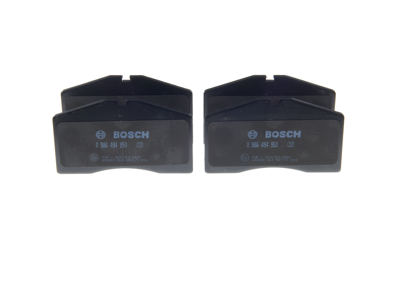 Número OEM 928 351 949 03 - Juego de pastillas de freno 0 986 494 950 AUDI, PORSCHE