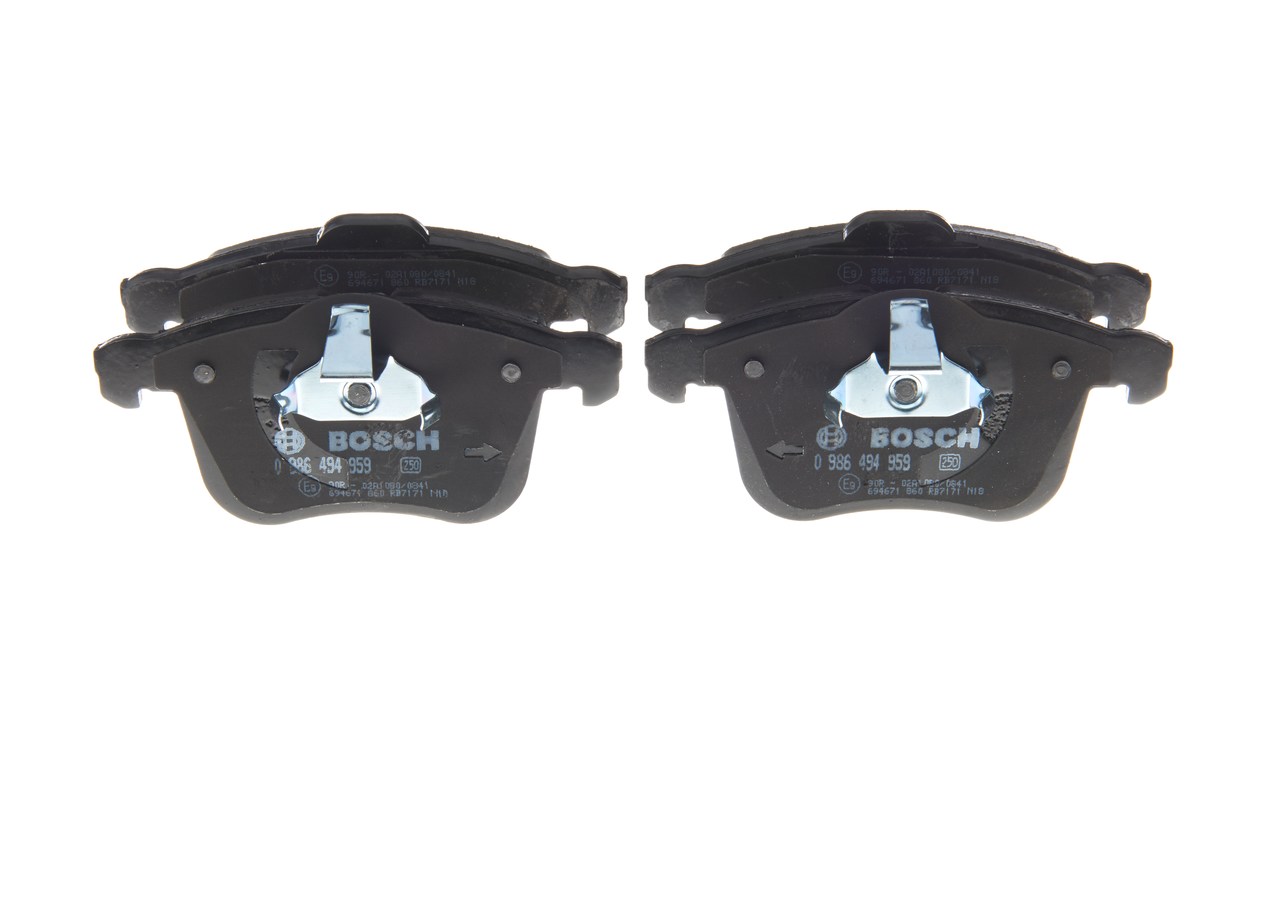 OEM-Nummer 93 19 034 0 - Bremsbeläge 0 986 494 959 OPEL, CHEVROLET, SAAB, CADILLAC, VAUXHALL