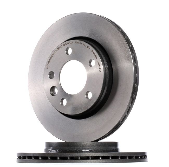 BREMBO | Bremsscheibe beschichtet, hochgekohlt, innenbelüftet 09.9582.11 VW Transporter T6 Kastenwagen (SGA, SGH) 2016 günstig online