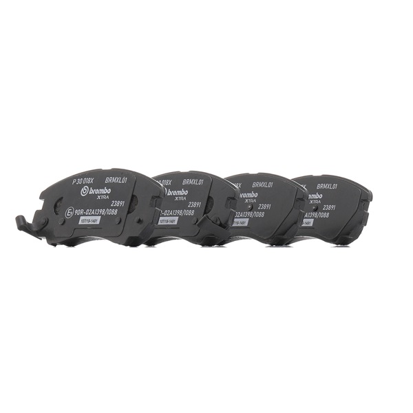 Número OEM 58101 2CA11 - Juego de pastillas de freno P 30 018X HYUNDAI, KIA