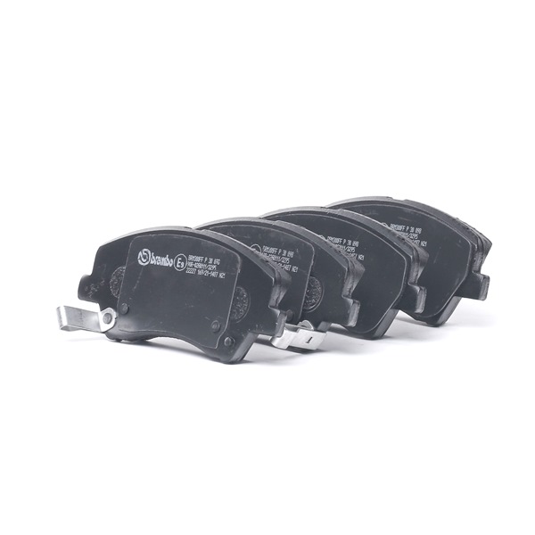 BREMBO | Pastilla de freno con avisador acústico de desgaste, con clip de émbolo, Chapa antichirridos, con accesorios P 30 098 HYUNDAI i20 III (BC3, BI3) 2025 baratos online