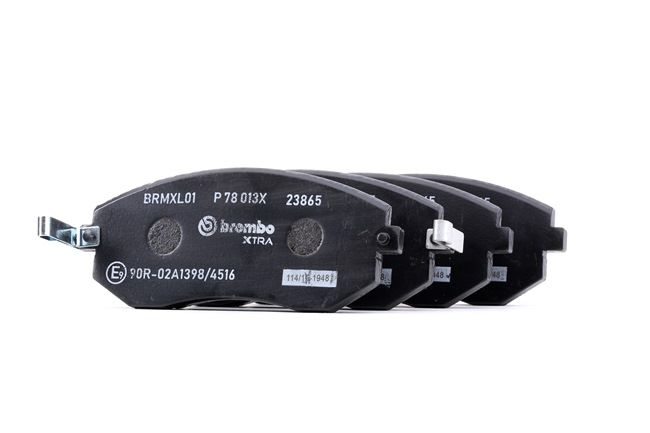 BREMBO | Komplet klocków z akustycznym czujnikiem zużycia, z podkładką wytłumiającą, bez dodatków P 78 013X SUBARU Forester IV (SJ) 2025 tanie online