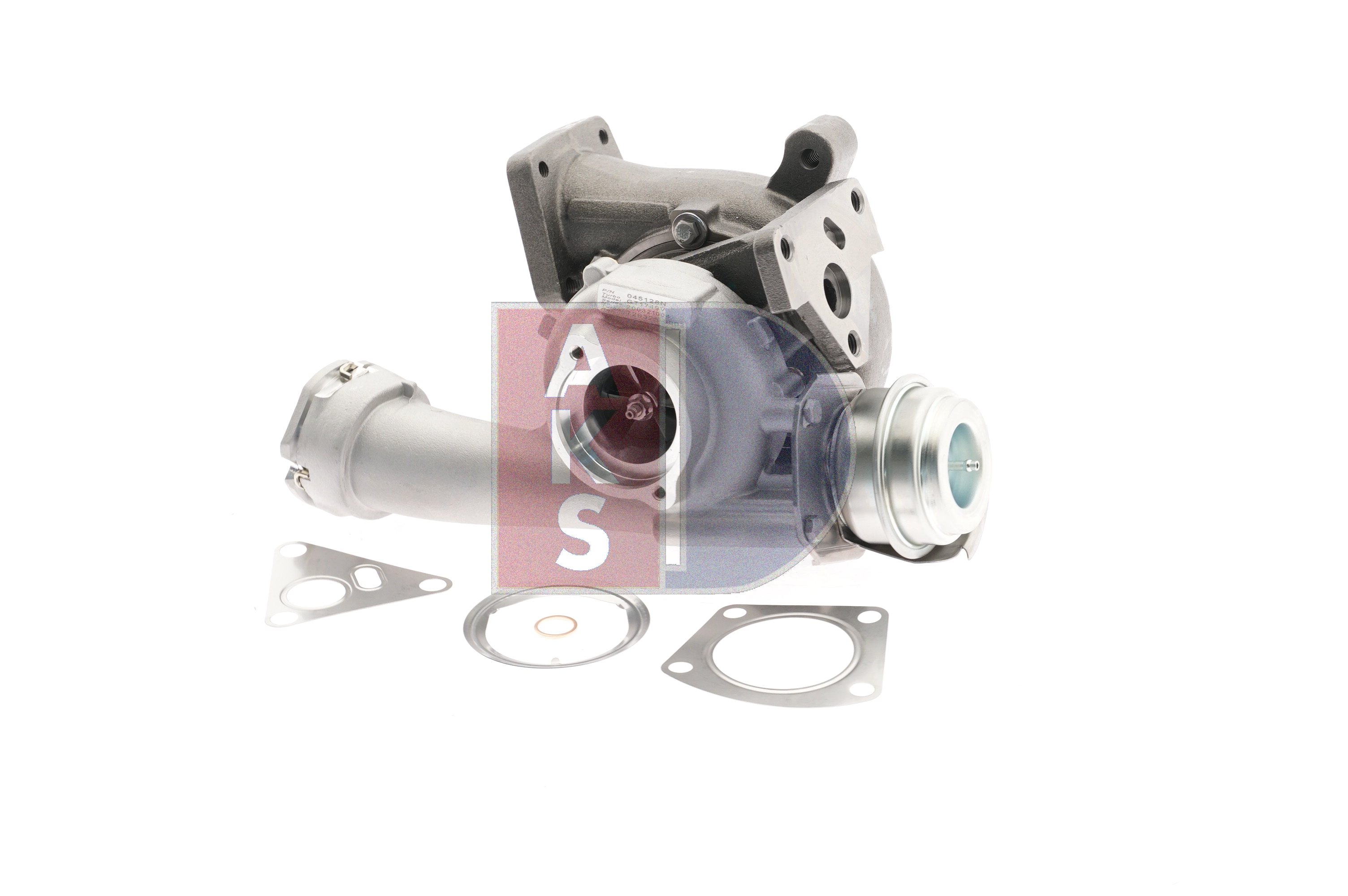 Turbolader 045128N AKS DASIS Volkswagen Multivan T5 (7HM, 7HN, 7HF, 7EF, 7EM, 7EN) 2.5 TDI 4motion 2006 130 Pk