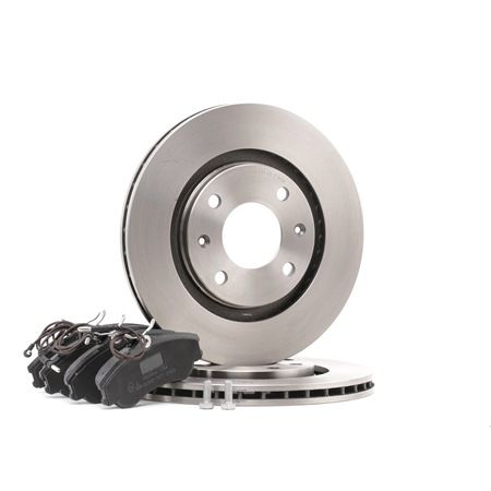 Brake discs and pads set 3405B0367 RIDEX 42 46 B1 FORD, PEUGEOT, CITROËN, TALBOT