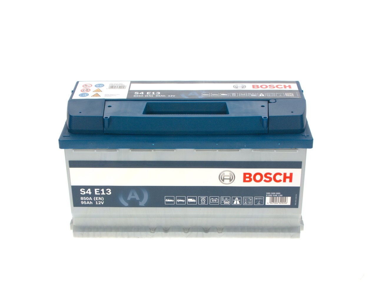 Starterbatterie 0 092 S4E 130 BOSCH RENAULT Master III Pritsche/Fahrgestell 2.3 dCi 145 FWD (EV0E, EV0F, HV0E, HV0F, UV0E, UV0F,... 2019 146 PS