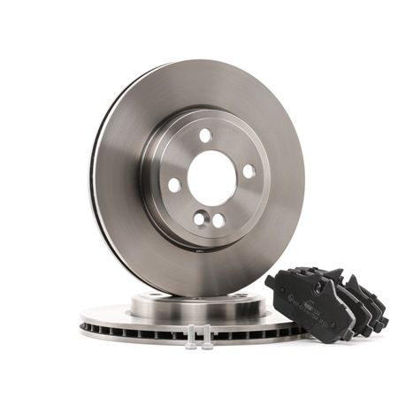 Brake discs and pads set 3405B0380 RIDEX 34 11 6 772 892 BMW, MINI, MITSUBISHI