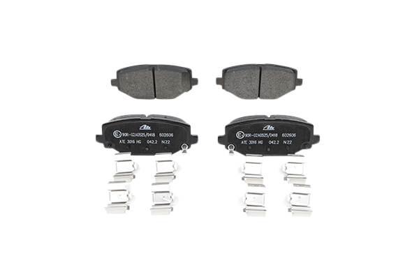 Número OEM K6815-9526-AB - Pastilhas de travão 13.0460-2606.2 FIAT, MAZDA, JEEP, LANCIA, CHRYSLER