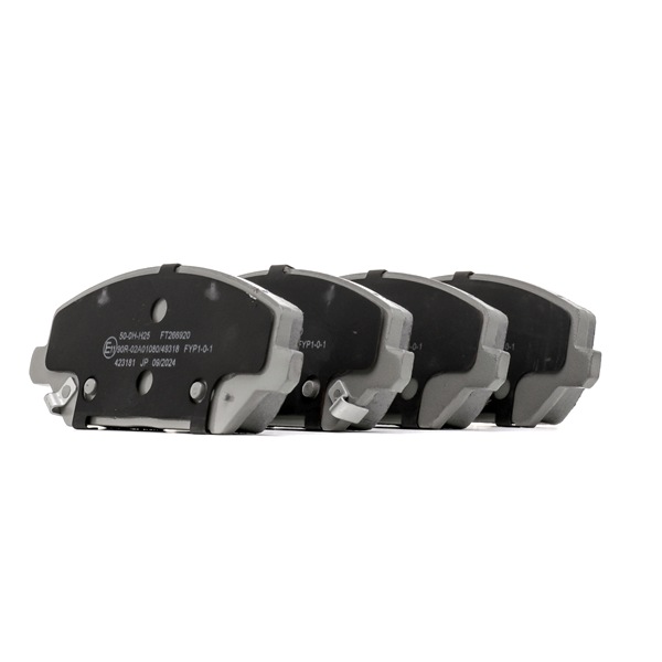 Número OEM 58101 G4A00 - Pastilhas de travão 50H25 HYUNDAI, KIA