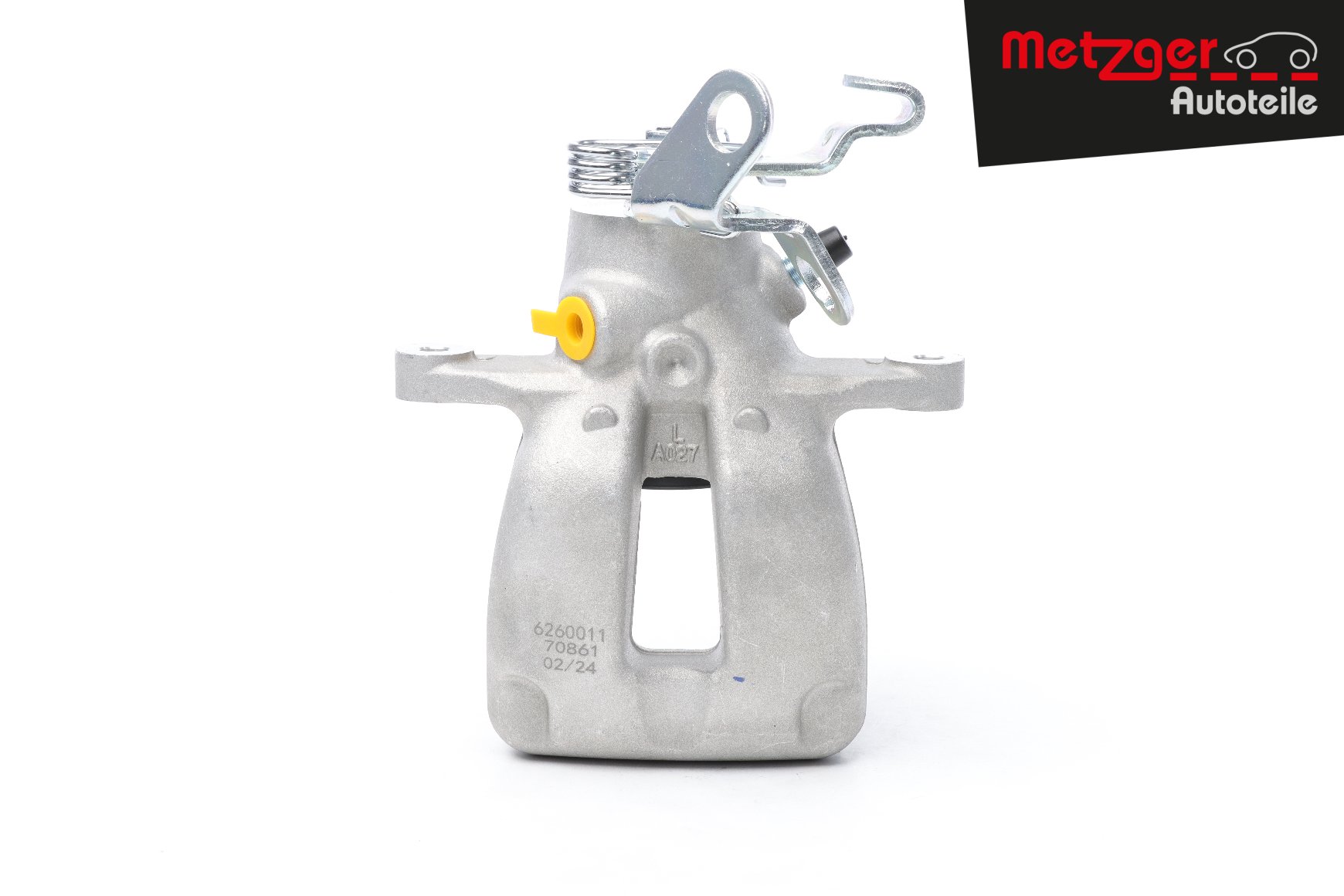 Bremssattel 6260011 METZGER 1K0615423C Hinterachse links
