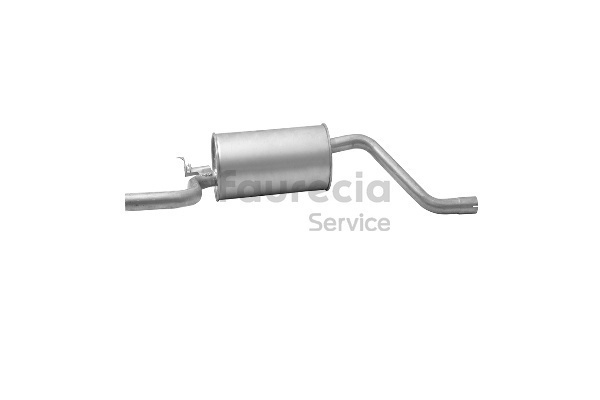 Faurecia FS01002 exhaust silencer ALFA ROMEO 33 Hatchback (907A) 1.5 (907A2) 105hp 1990