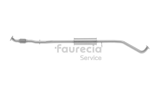 Front Silencer FS13002 Faurecia 96 591 506 OPEL, CHEVROLET, DAEWOO