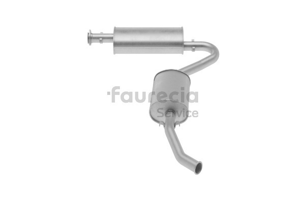 Achterdemper FS15205 Faurecia FIAT Ducato II Flatbed Vrachtwagen/Chassis (230) 1.9 TD 1999 90 Pk