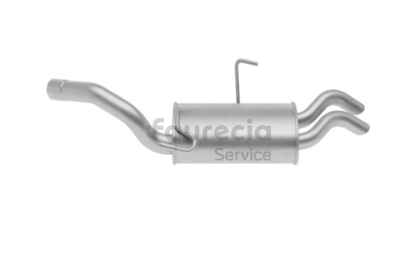 Faurecia FS15257 pot d'échappement FIAT Scudo I Break (220) 2.0 JTD 94CV 2004