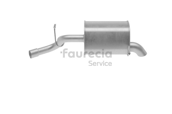 Faurecia FS15741 exhaust silencer PEUGEOT 407 SW 2.0 HDi 163hp 2010