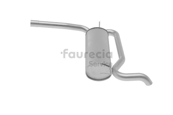 Panela de escape traseira FS25018 Faurecia FIAT Strada Pick-up (178) 1.9 JTD 2007 80 cv