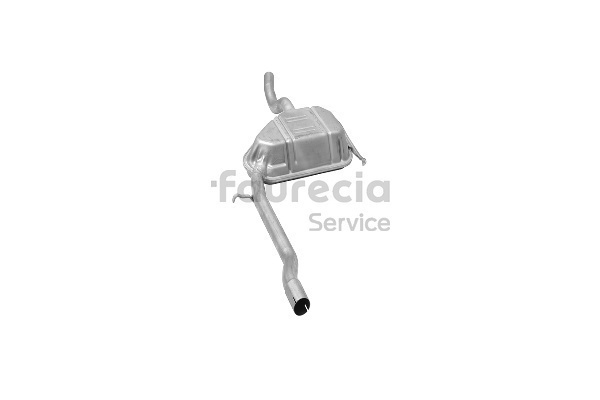 Numer OEM 7 675 678 - Tłumik srodkowy FS25363 FIAT, ALFA ROMEO, LANCIA