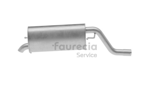 Numer OEM 51863776 - Tłumik końcowy FS25876 FIAT, ALFA ROMEO, LANCIA