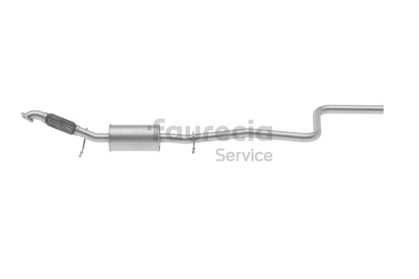 Forreste lyddæmper FS30577 Faurecia FORD Fusion Stationcar (JU2) 1.6 2002 100 HK