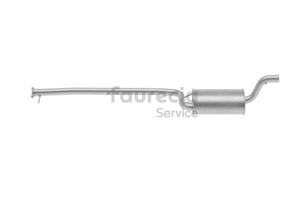 Forreste lyddæmper FS30684 Faurecia FORD Focus Mk1 Hatchback (DAW, DBW) 2.0 16V 1999 131 HK