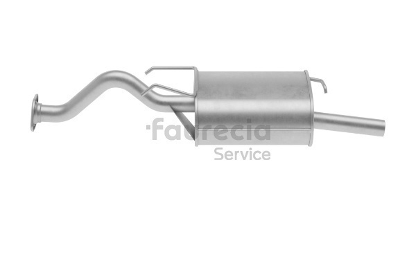 Número OEM 18030-S1E-E40 - Panela de escape traseira FS33157 HONDA