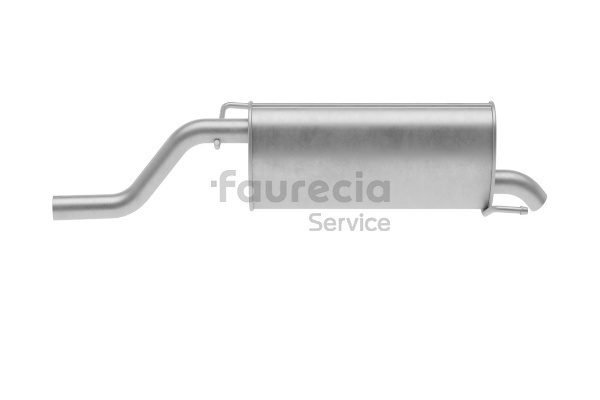 Rear silencer FS40030 Faurecia 13263393 VAUXHALL, FIAT, OPEL