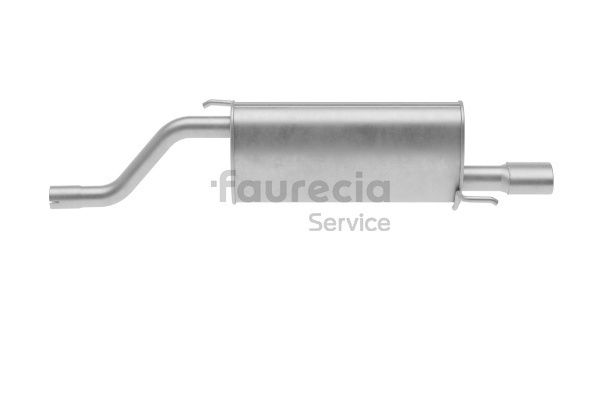 Faurecia FS40033 Endschalldämpfer VAUXHALL Corsa Mk3 (D) Schrägheck (S07) 1.2 i 16V (L08) 86 PS Benzin 2011