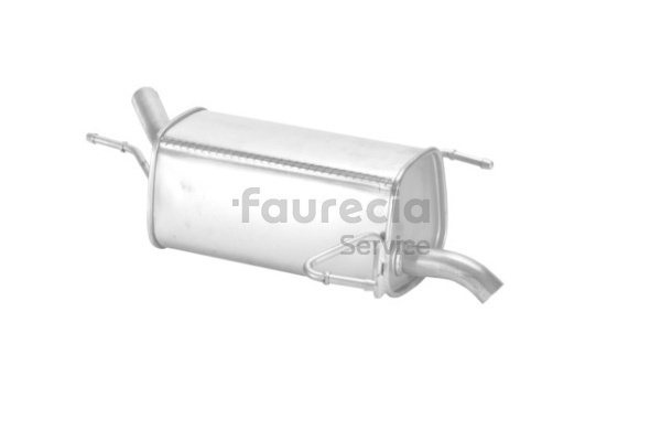 Bakre eksospotte FS40477 Faurecia OPEL Corsa C Hatchback (X01) 1.0 (F08, F68) 2002 58 hk