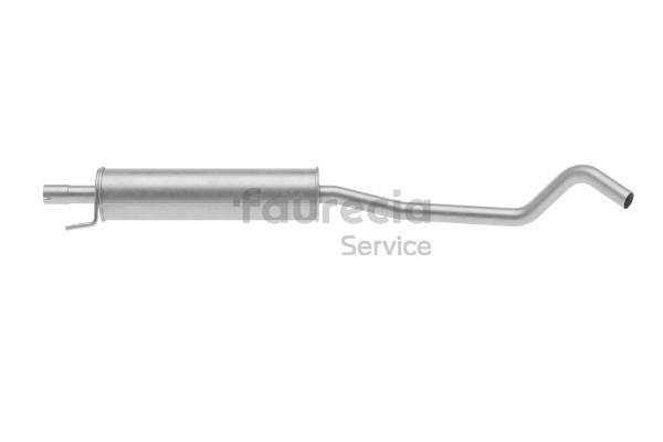 Faurecia FS40513 middle silencer VAUXHALL Corsa Mk2 (C) Hatchback (X01) 1.2 16V (F08, F68) 75hp 2003