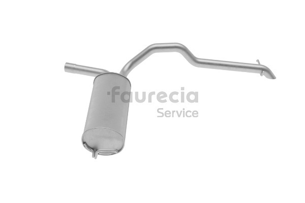 Faurecia FS40598 exhaust silencer RENAULT Trafic II Minibus (JL) 1.9 dCI 100 101hp 2005