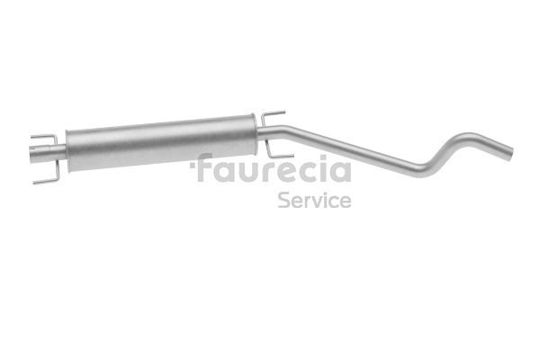 Uitlaat middendemper FS40715 Faurecia OPEL Astra G CC (T98) 1.6 LPG (F08, F48) 2002 103 Pk