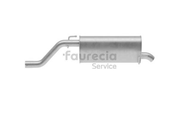 Faurecia FS40854 Exhaust silencer VAUXHALL Corsa Mk4 (E) (X15) 1.3 CDTi 75 hp Diesel 2023