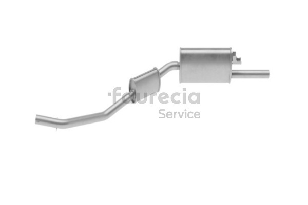 Numer OEM 172554 - Tłumik końcowy FS45017 PEUGEOT, CITROËN, MINI, TALBOT