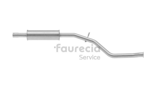 Forreste lyddæmper FS45167 Faurecia PEUGEOT 206 Hatchback (2A/C) 1.4 16V 2005 88 HK