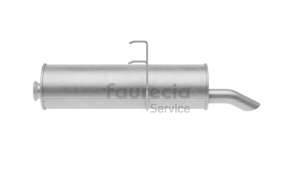 Faurecia FS45170 exhaust silencer PEUGEOT 405 I Saloon (15B) 1.9 Sport MI-16 147hp 1988