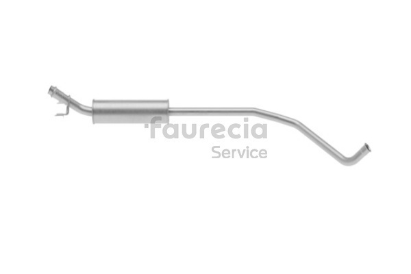 Faurecia FS45217 Front silencer CITROËN C4 I (LC_) 1.6 VTi 120 hp Petrol 2008