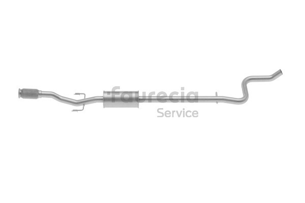 Número OEM 1717 GJ - Silenciador delantero FS45827 PEUGEOT, CITROËN, DS