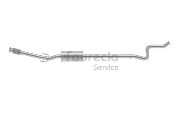 Fremre eksospotte FS45830 Faurecia CITROËN C3 Picasso 1.4 VTi 2011 95 hk