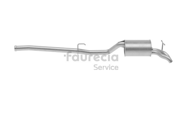 Numéro OEM 210 490 38 21 - Silencieux arrière FS50266 MERCEDES-BENZ