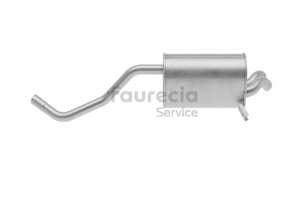 Faurecia FS55212 Exhaust silencer RENAULT MODUS / GRAND MODUS (F/JP0_) 1.5 dCi 103 hp Diesel 2018